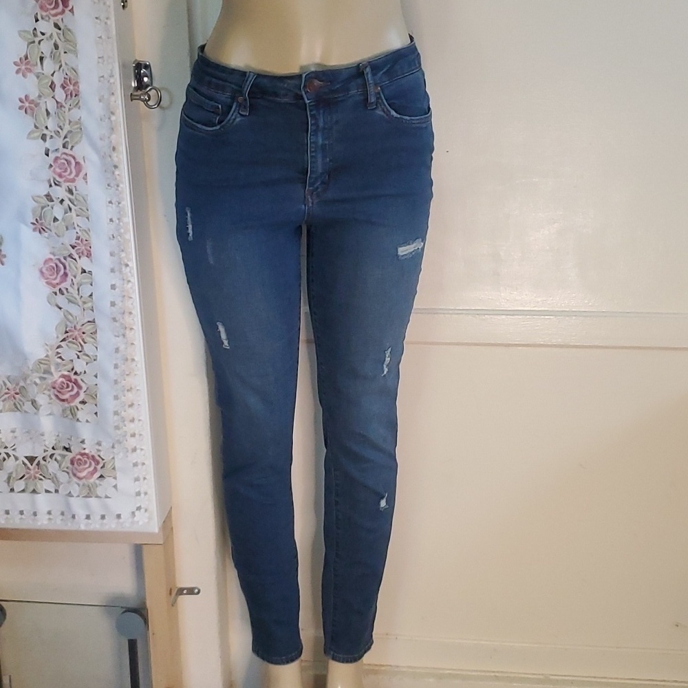 RSQ Denim Distressed Manhattan  High Rise Jeans Size 13